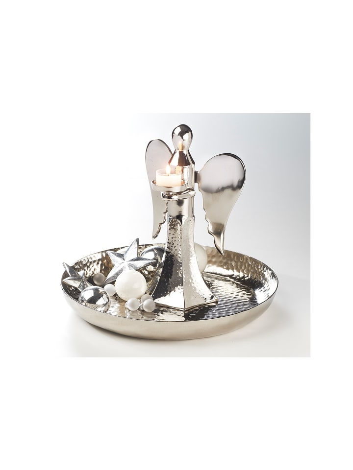 kobolo Dekoschale XMASTRAY34 in Silber günstig kaufen onesize