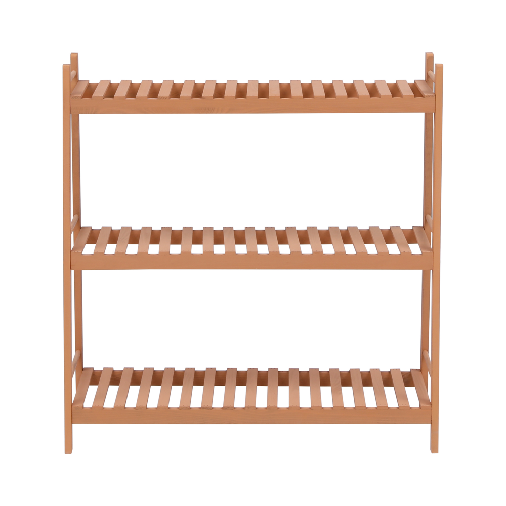 Happy Home Happy Home Pflanzenregal mit 3 Ablagen WPS03-HOL Holz