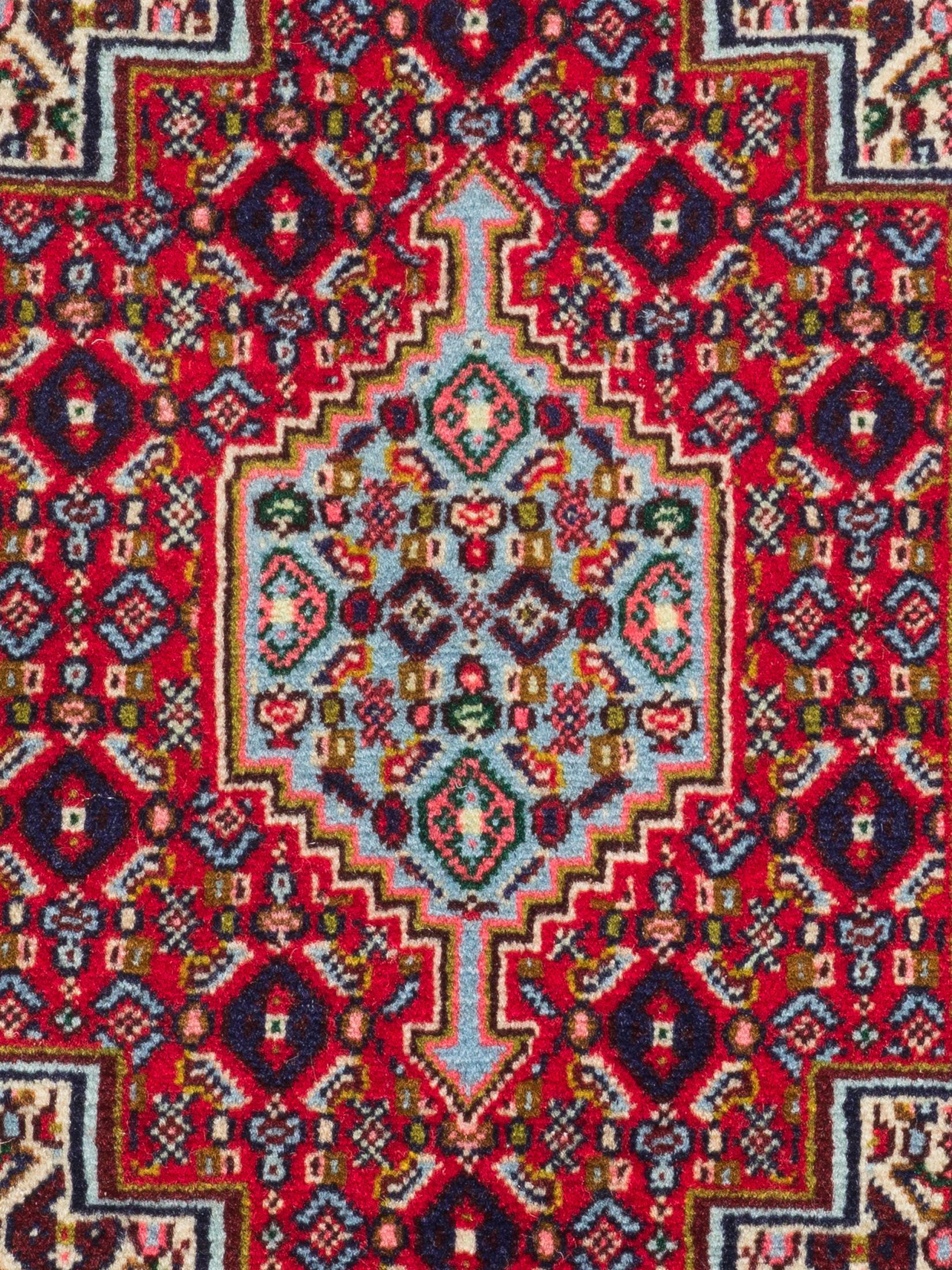 Senneh ca. 75 x 108 cm, Unikat / Einzelstück