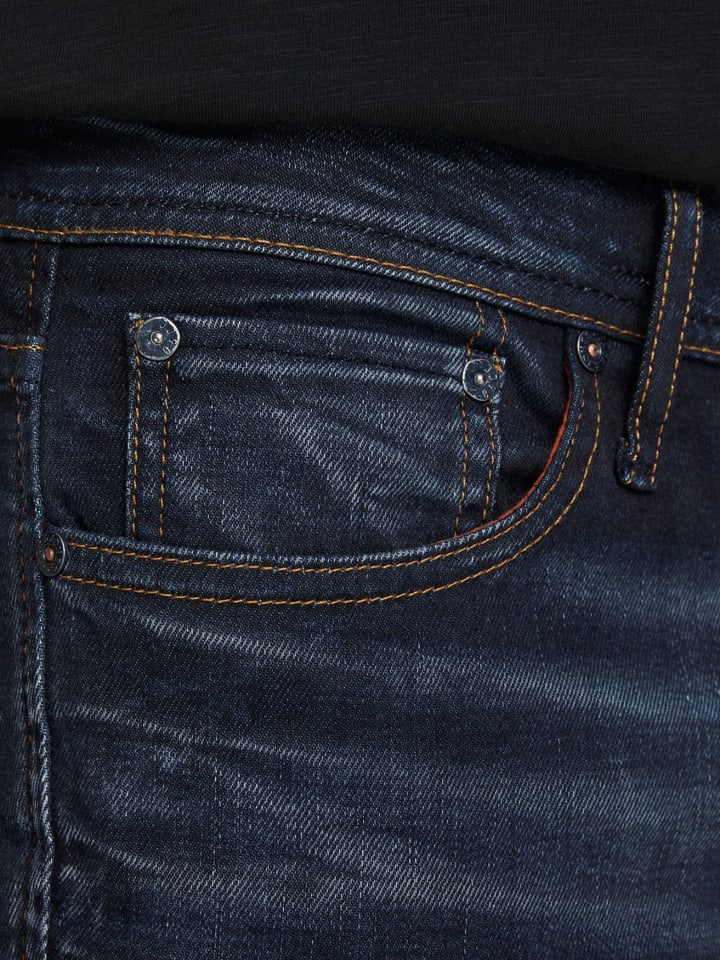 Jack & Jones Jeans TIM Straight Legs Flat Front TIM ORIGINAL in Dunkelblau günstig kaufen