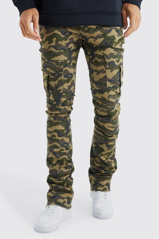 Tall Skinny Camouflage Cargo-Hose