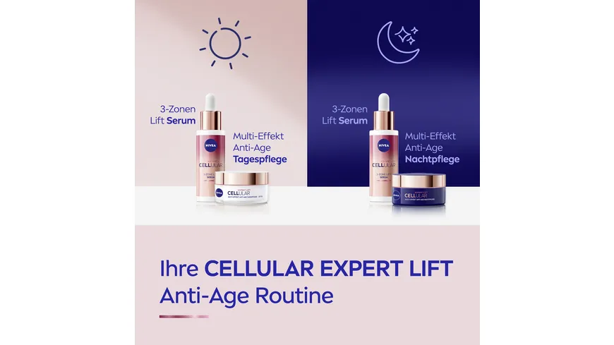 NIVEA Expert Lift Cellular 3-Zonen Lift Serum 30 ml