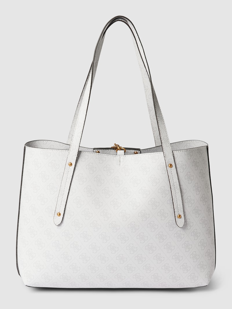 Tote Bag mit Allover-Muster Modell 'BRENTON' in graphit