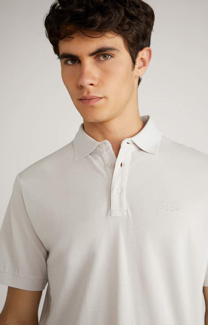 Baumwoll-Poloshirt Primus in Offwhite