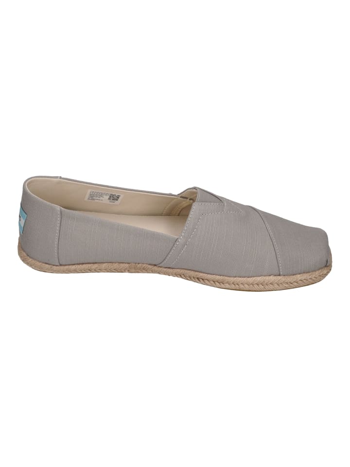 TOMS Espadrilles ALPARGATA ROPE in grau günstig kaufen