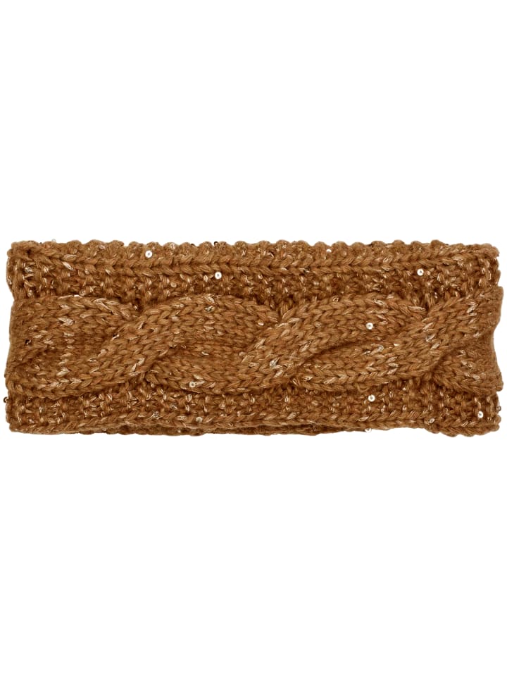 styleBREAKER Strick Stirnband in Braun günstig kaufen onesize