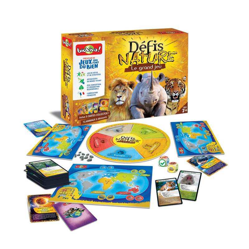 Jeu de société Défis nature Le grand jeu Bioviva