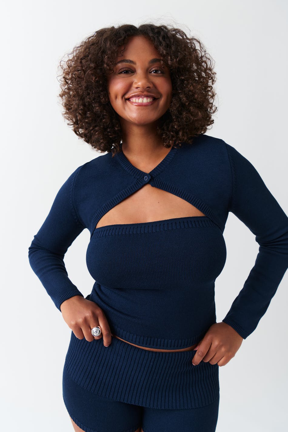 Knitted bolero