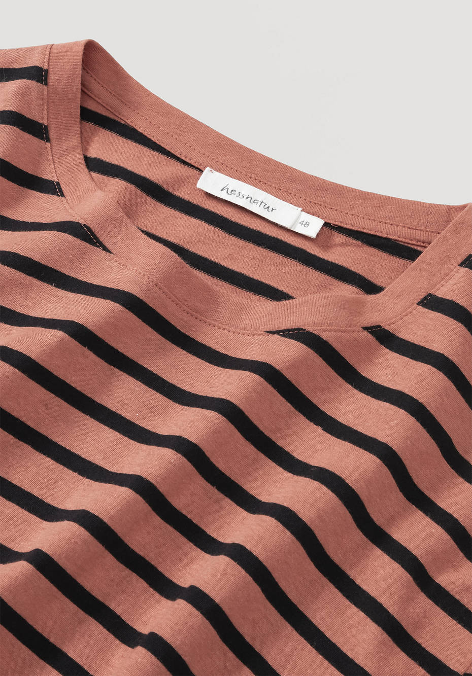Ringel-Shirt aus Bio-Baumwolle mit Hanf
