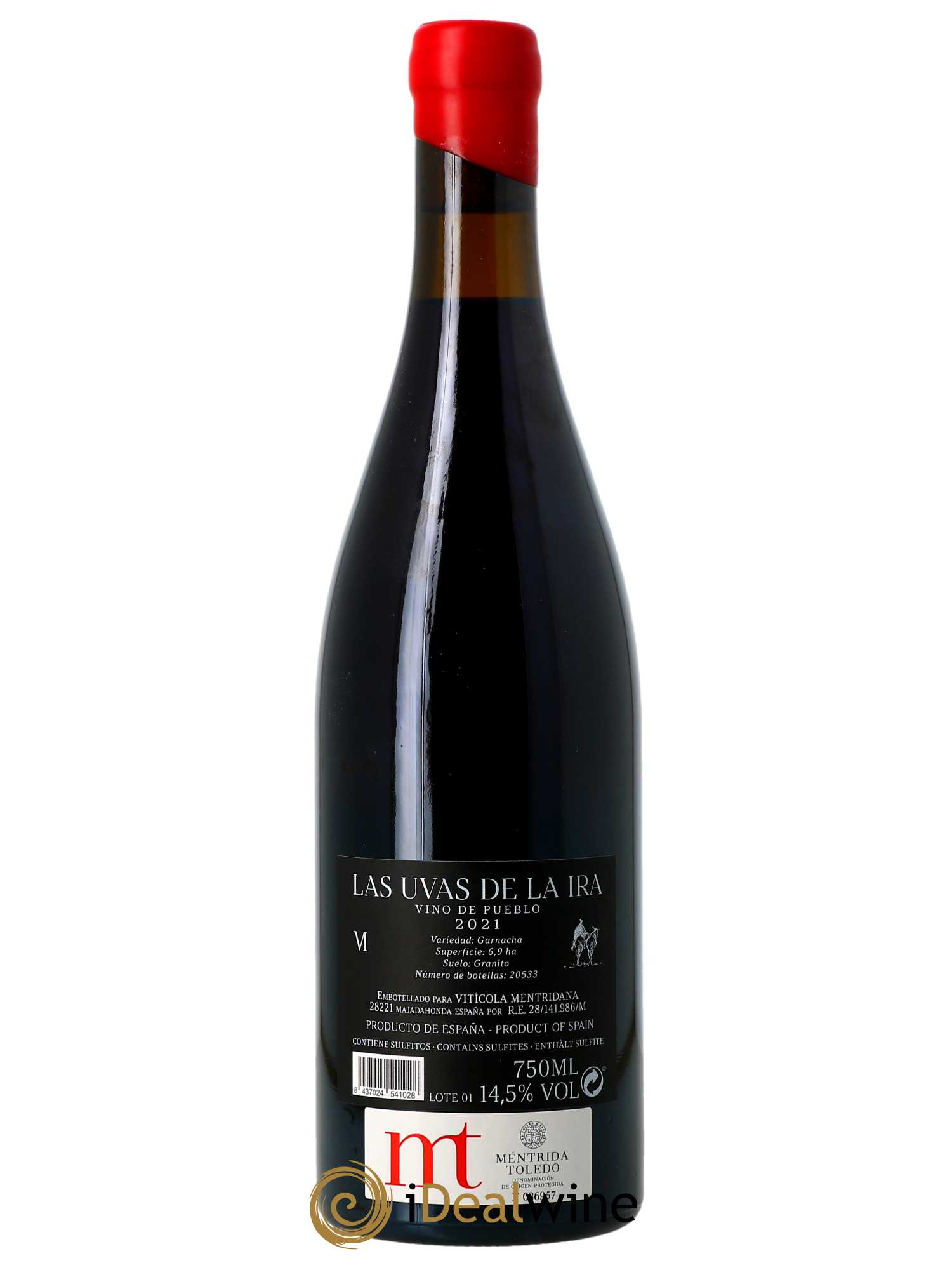 Méntrida DO Viticola Mentridana (anciennement Daniel Jimenez-Landi) Las Uvas de la Ira  2021 - Lot de 1 Bouteille