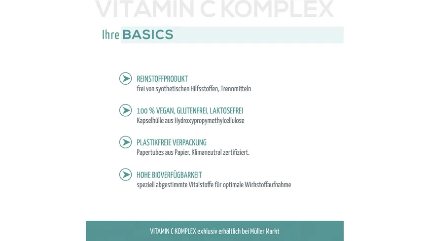 Dr.Kneißl Basics Vitamin C Komplex 82 g