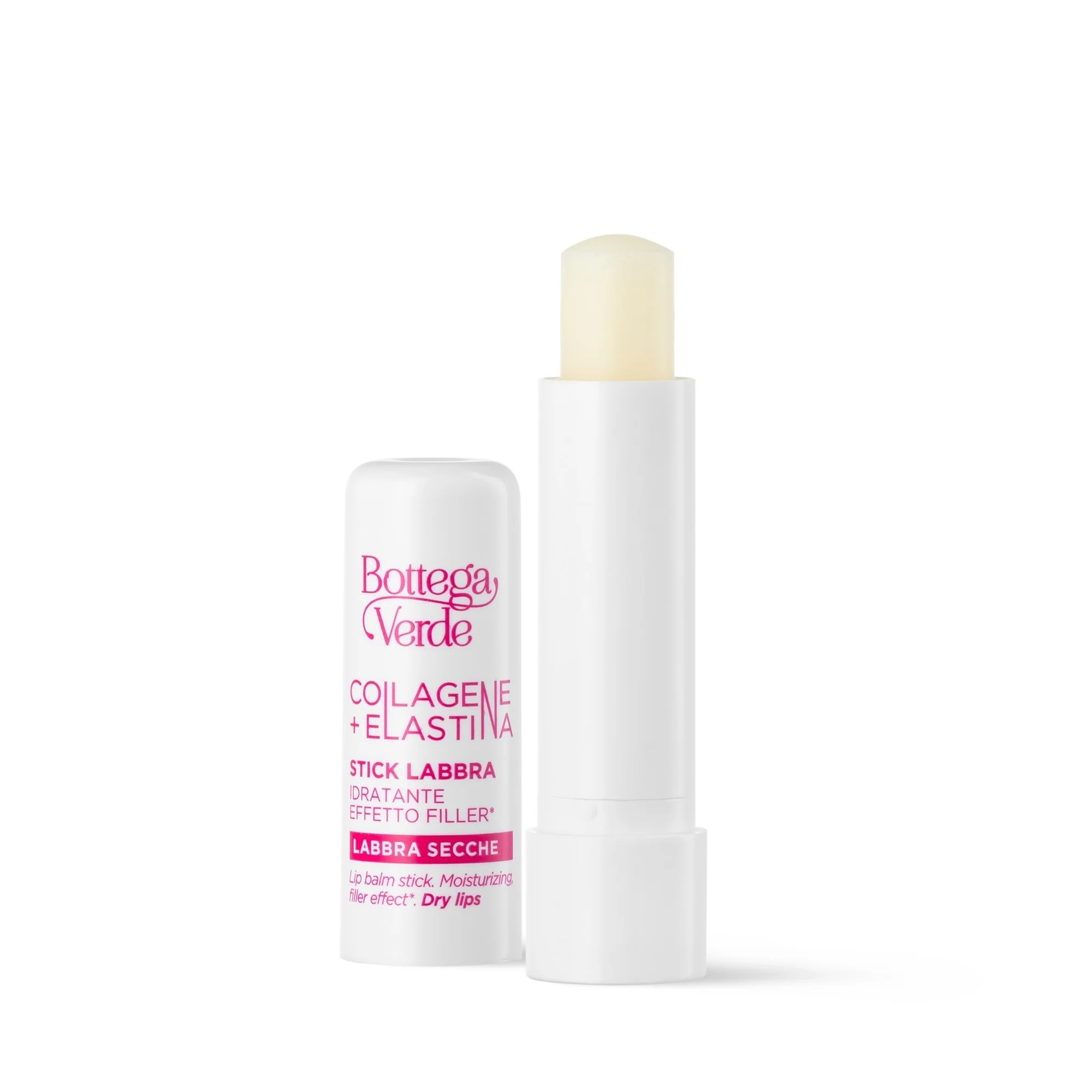 Bálsamo labial con colágeno y elastina: bálsamo labial hidratante con efecto rellenador.