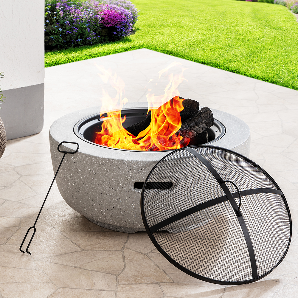 Green Yard GreenYard® Feuerschale, ca. 60,5 x 60,5 x 39 cm