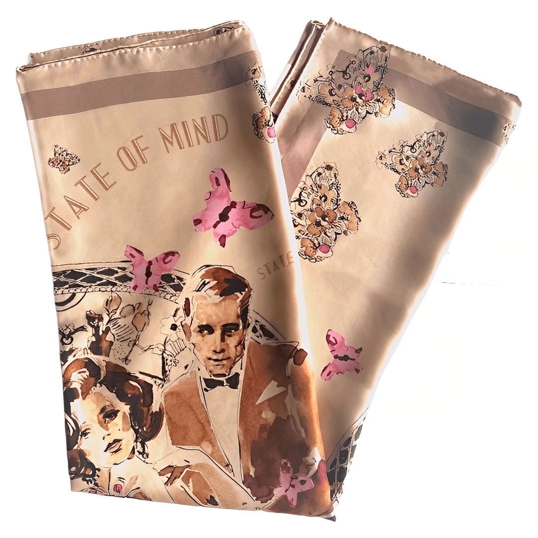 Butterfly Mind Silk Scarf