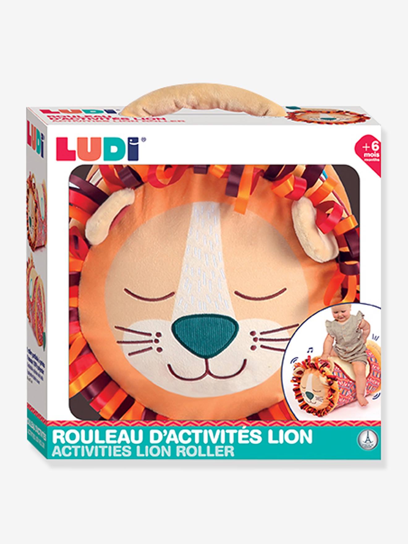 Ludi Baby Activity-Rolle LÖWE LUDI - mehrfarbig