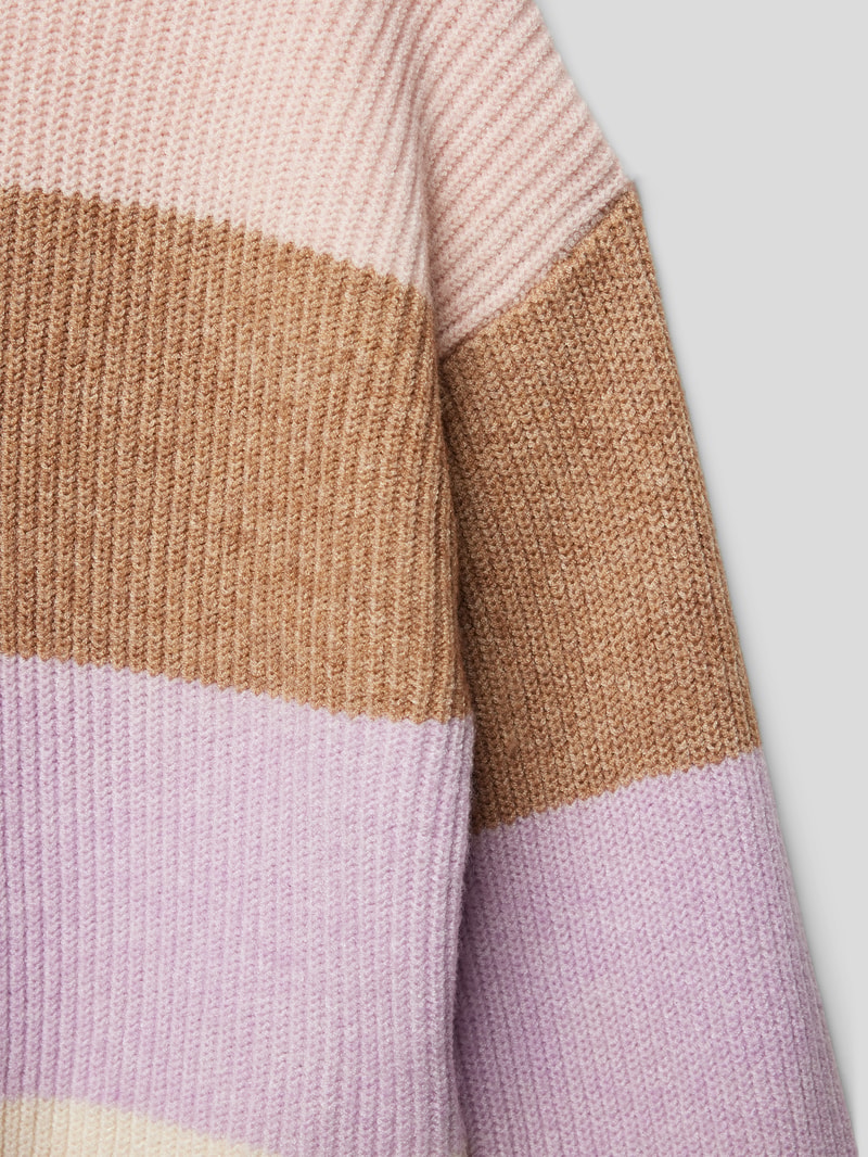 Strickpullover aus Viskose-Mix Modell 'KONSANDY' in rosé