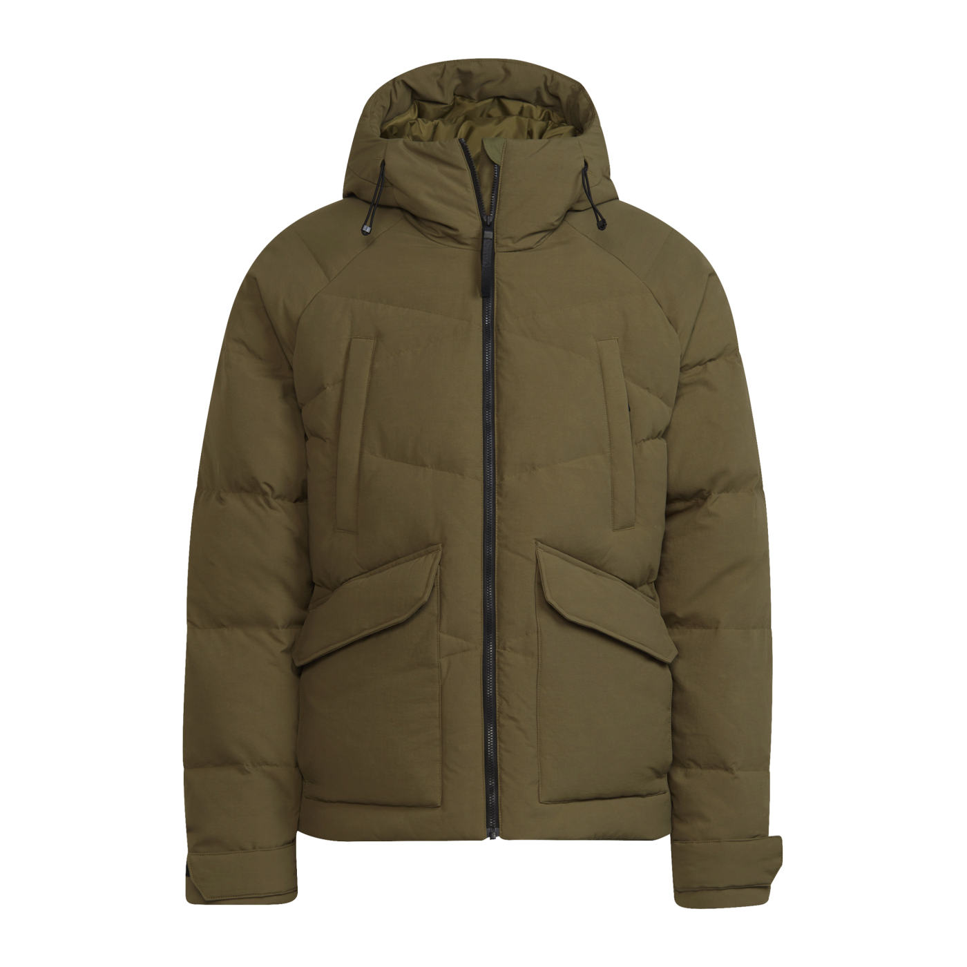adidas Big Baffle Winterjacke Grün