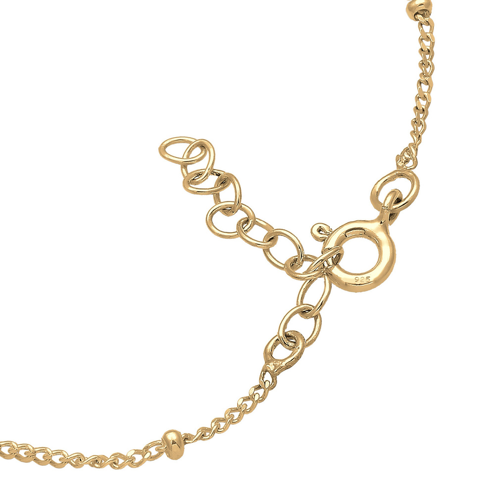 Elli Elli Bracelet Femmes Plaquette Pendentif Fin en argent sterling 925 Bracelet
