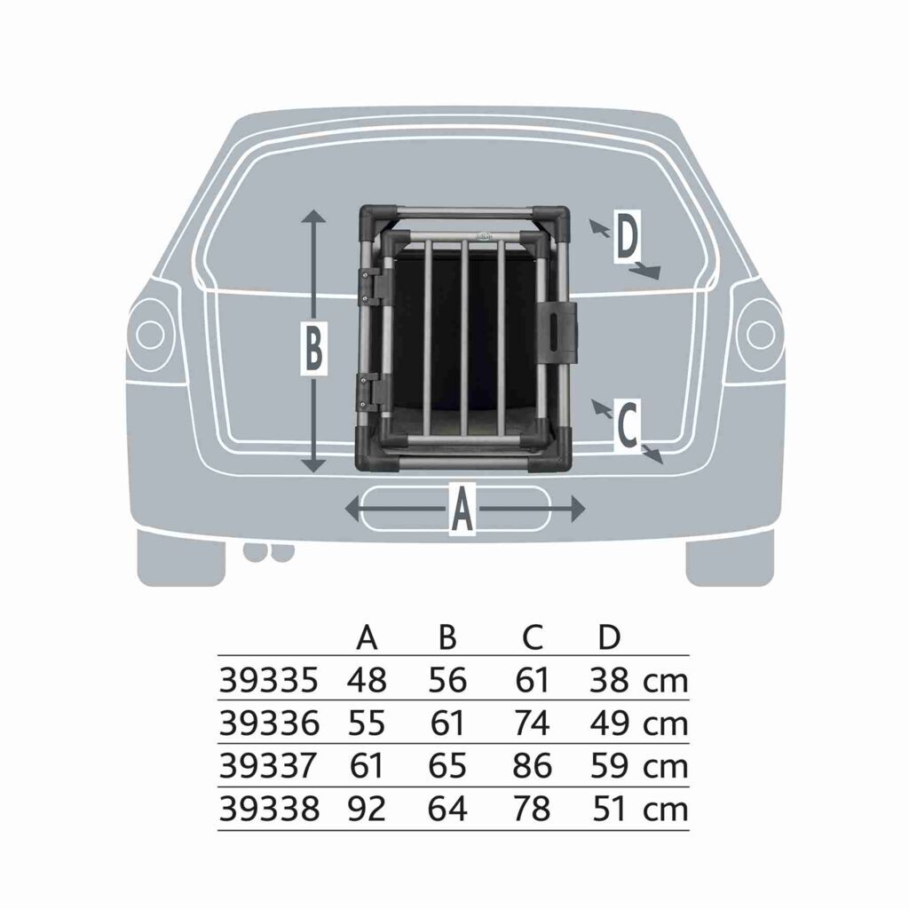 Trixie Transportboxen & Gitterboxen Trixie Transportbox Aluminium M