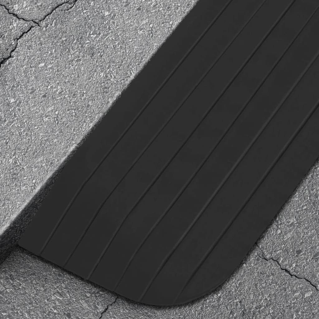 vidaXL Verkehrsschild Schwellenrampe 110x21x2,5 cm Gummi, (1 St)