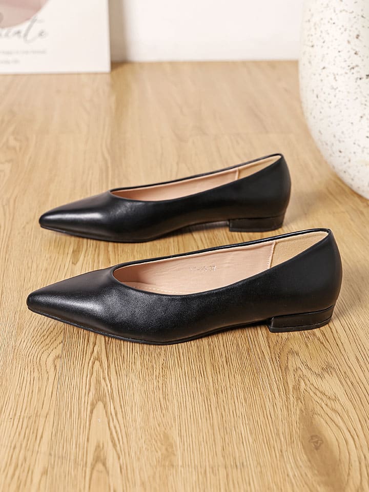 Sixth Sens Ballerinas in Schwarz günstig kaufen