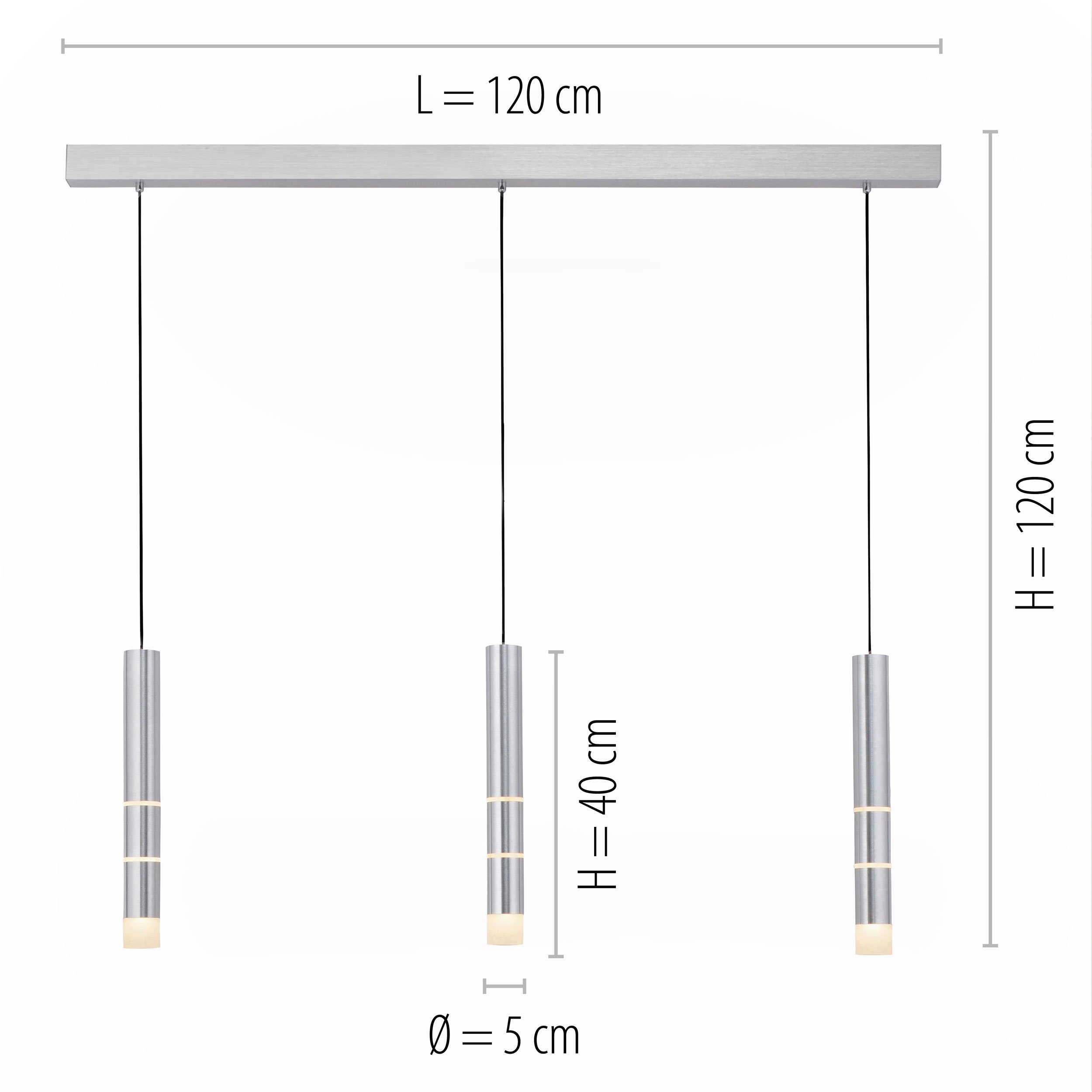 PURELED-Pendelleuchte 12flg