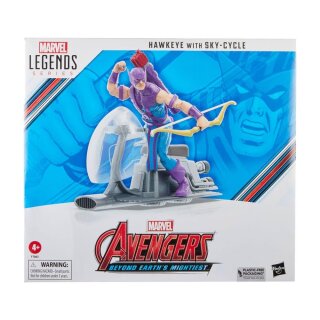 Avengers Marvel Legends Actionfigur: Hawkeye with Sky-Cycle