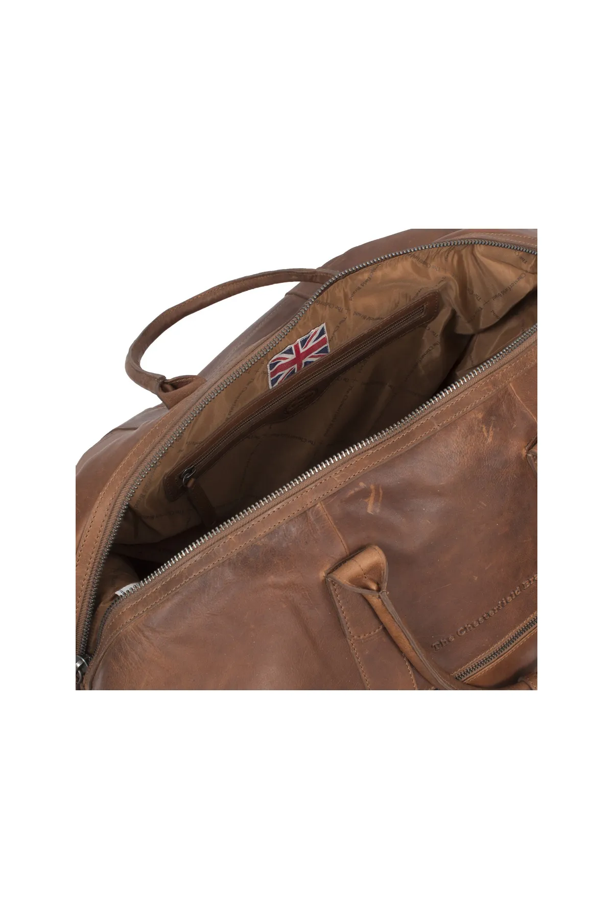 The Chesterfield Brand  Abendtasche - Braun - Strukturiert