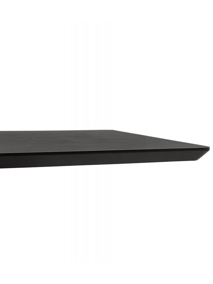 KADIMA DESIGN Hochtisch MAMBO BAR Schwarz Holz Metall | Modern Elegant in Schwarz günstig kaufen
