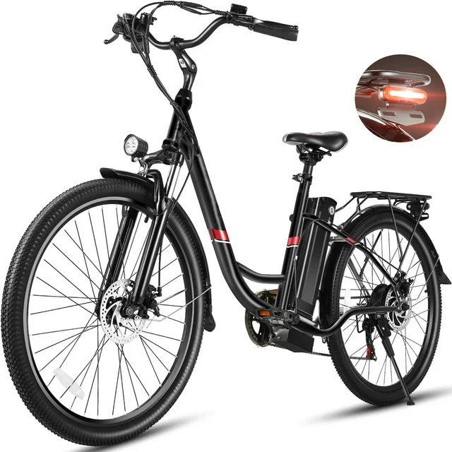 Gocio 500W Electric Bike for Adults, 26 Electric Hybrid Bicycle City Ebike, E Bike with 48V 7.8Ah Battery