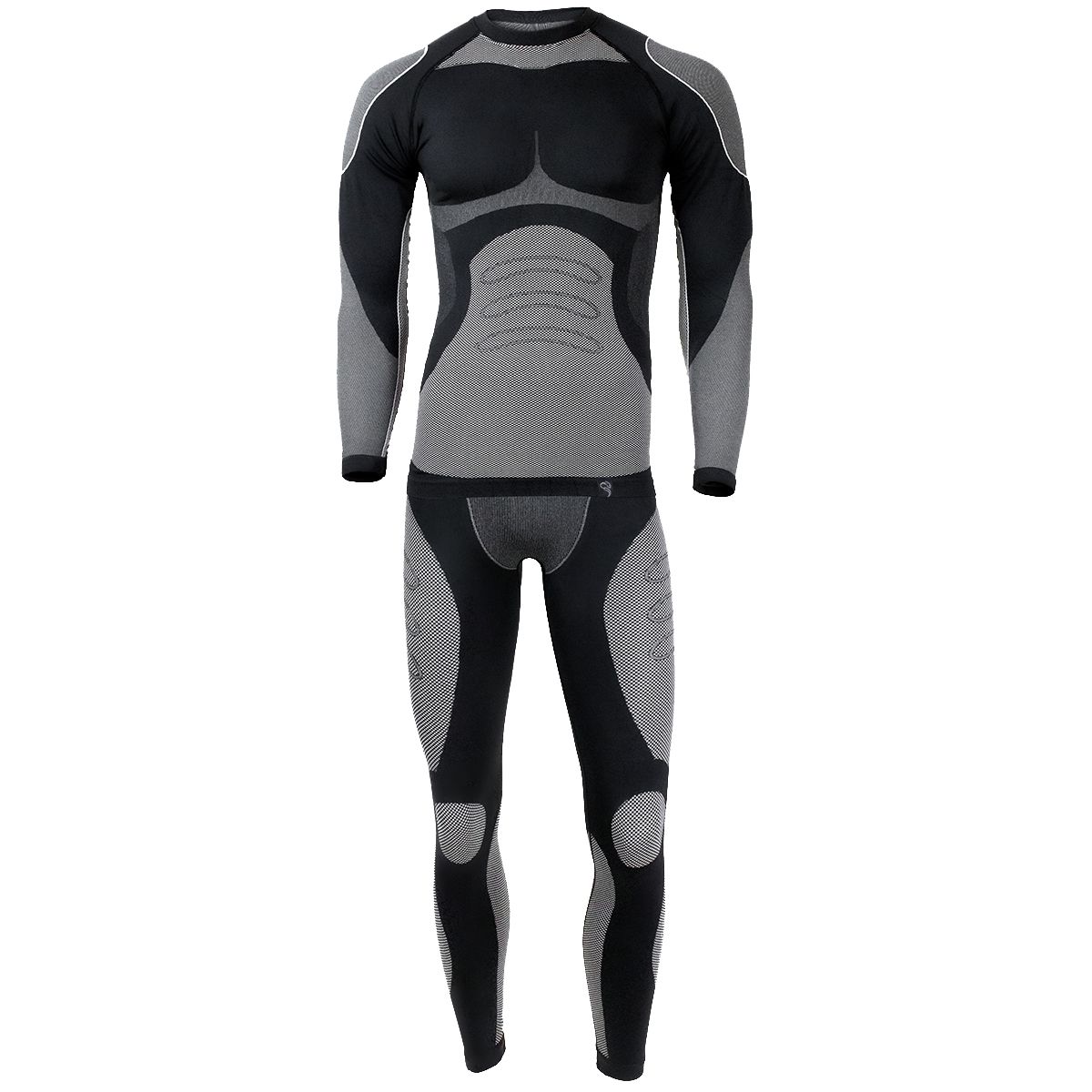 Black Snake Python Black Herren Funktionsunterwäsche Set