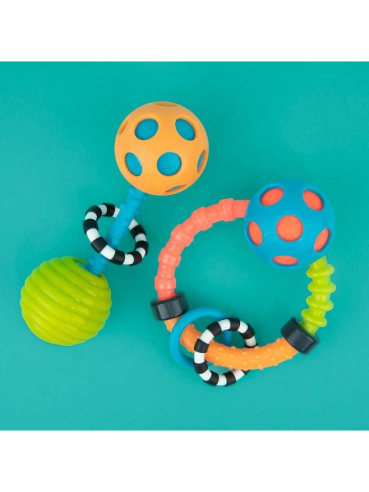 Sassy Babyrassel - Runde Greifspielzeug für Babys ab Geburt sensorisch günstig kaufen onesize