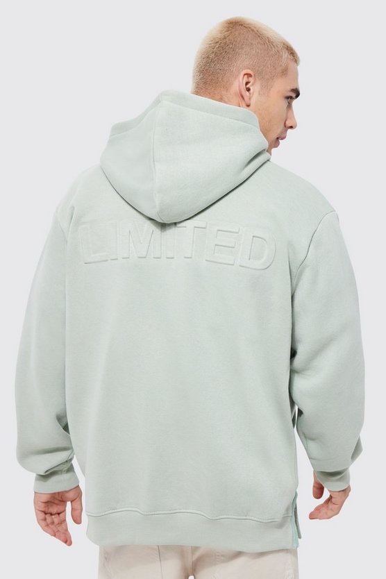 Oversize Hoodie mit geteiltem Saum