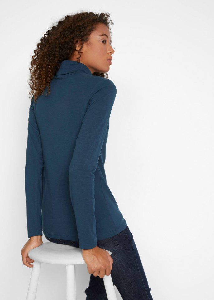 Langarmshirt mit Rollkragen (2er Pack)