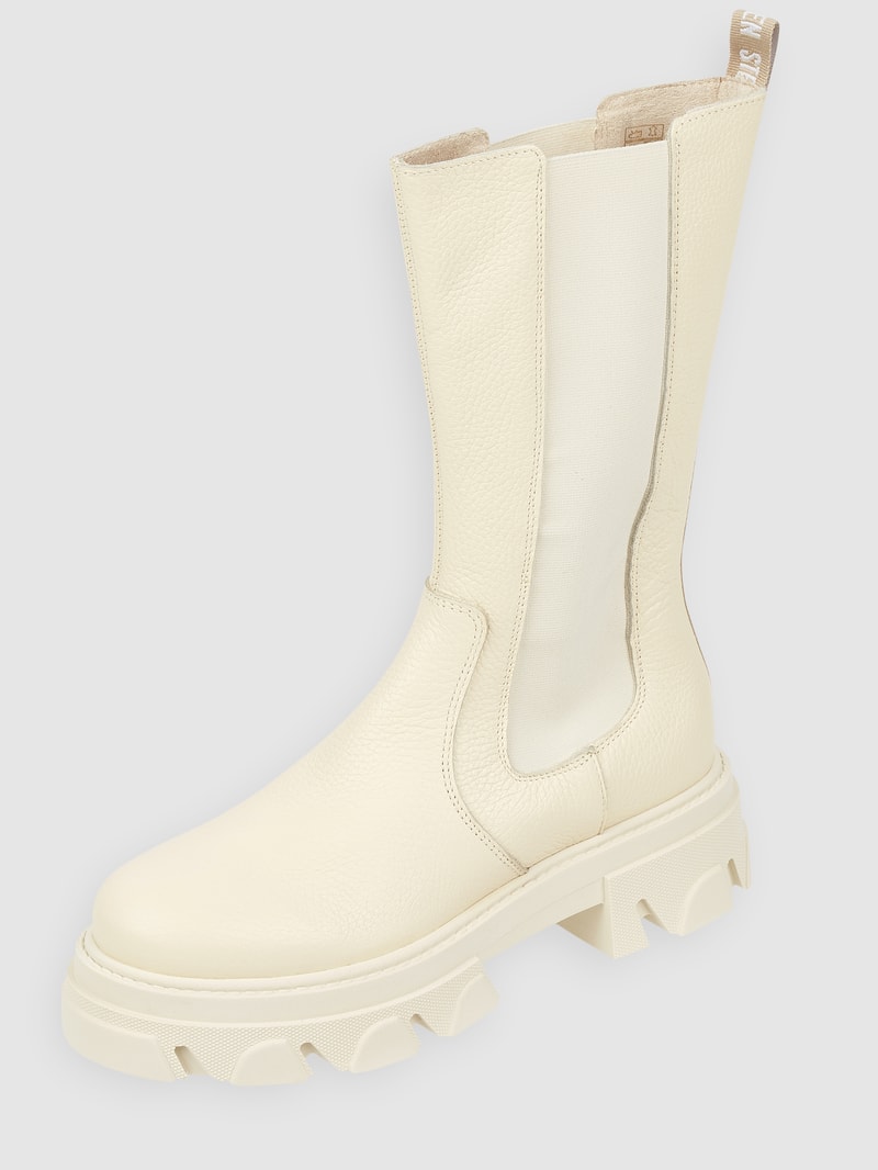 Chelsea Boots aus Leder Modell 'Ginola' in offwhite