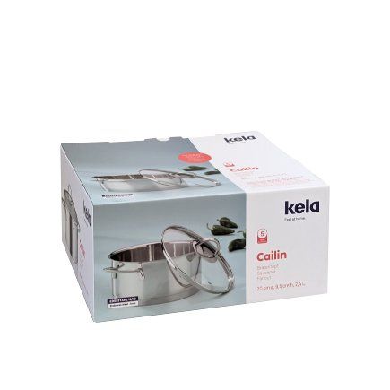 kela Edelstahl Bratentopf Cailin Ø 20 cm