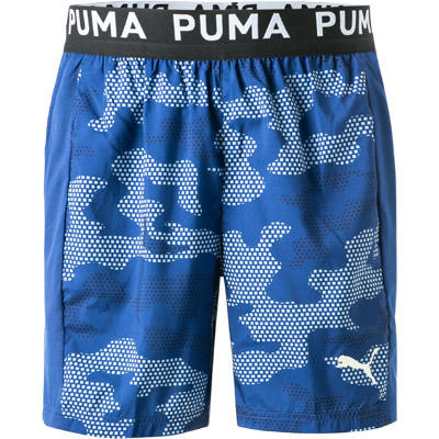 PUMA, Shorts, Mikrofaser DRYCELL, blau
