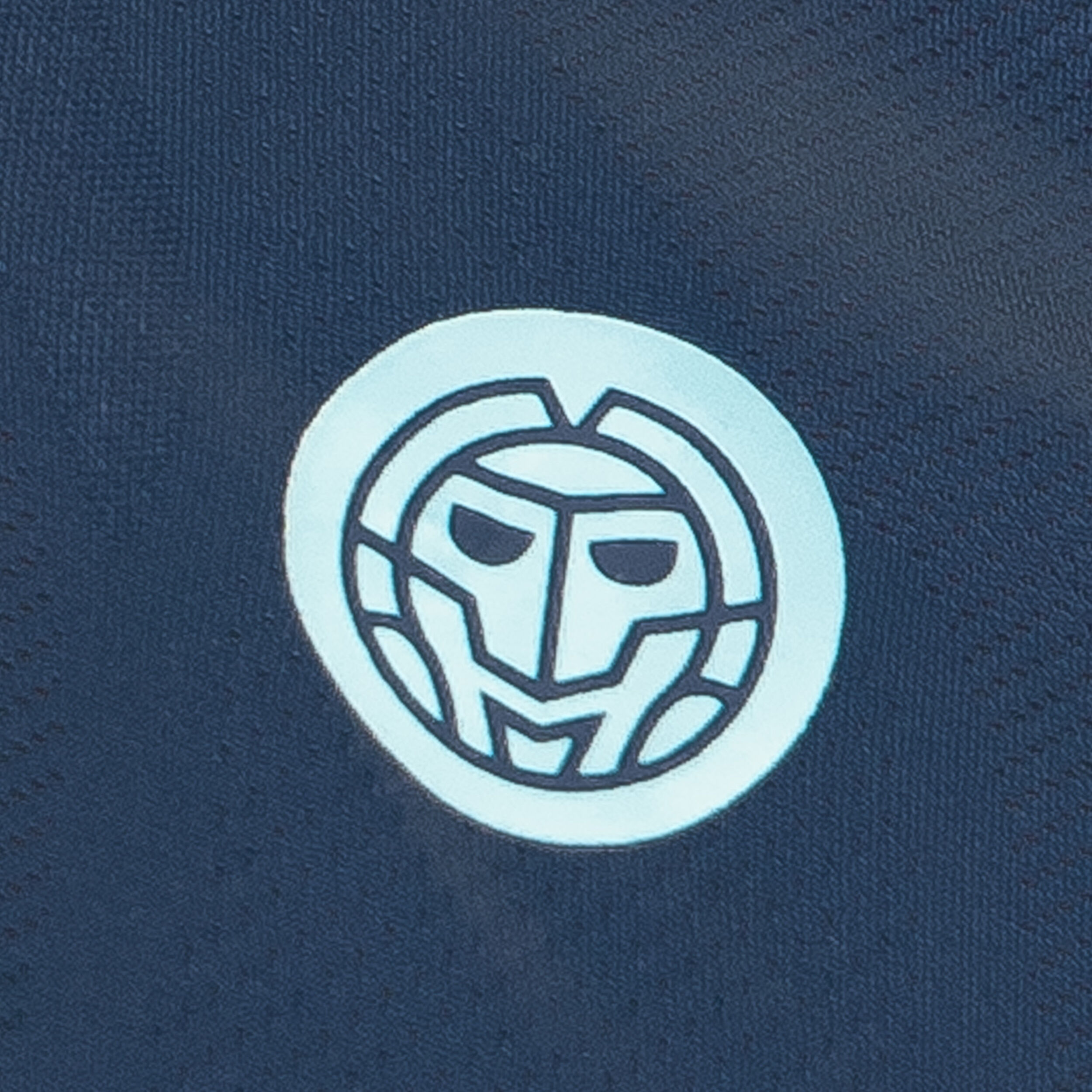 Grafic Illumination Polo Herren - Blau
