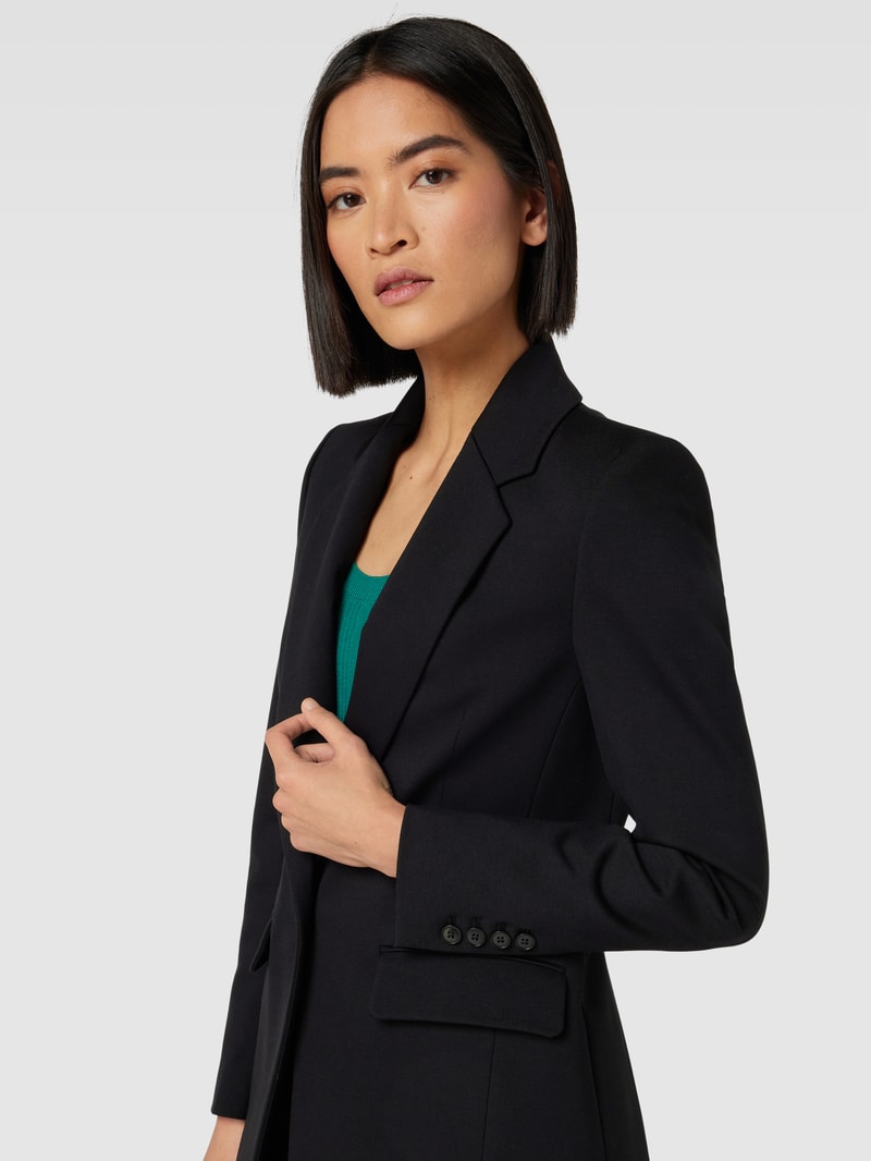 Blazer mit Reverskragen Modell 'ATLIN' in schwarz