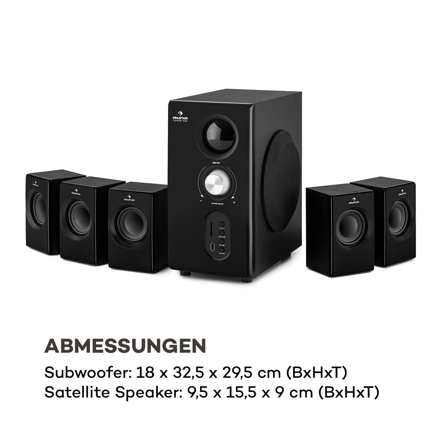 Auna Concept 520 Lautsprechersystem (75 W)