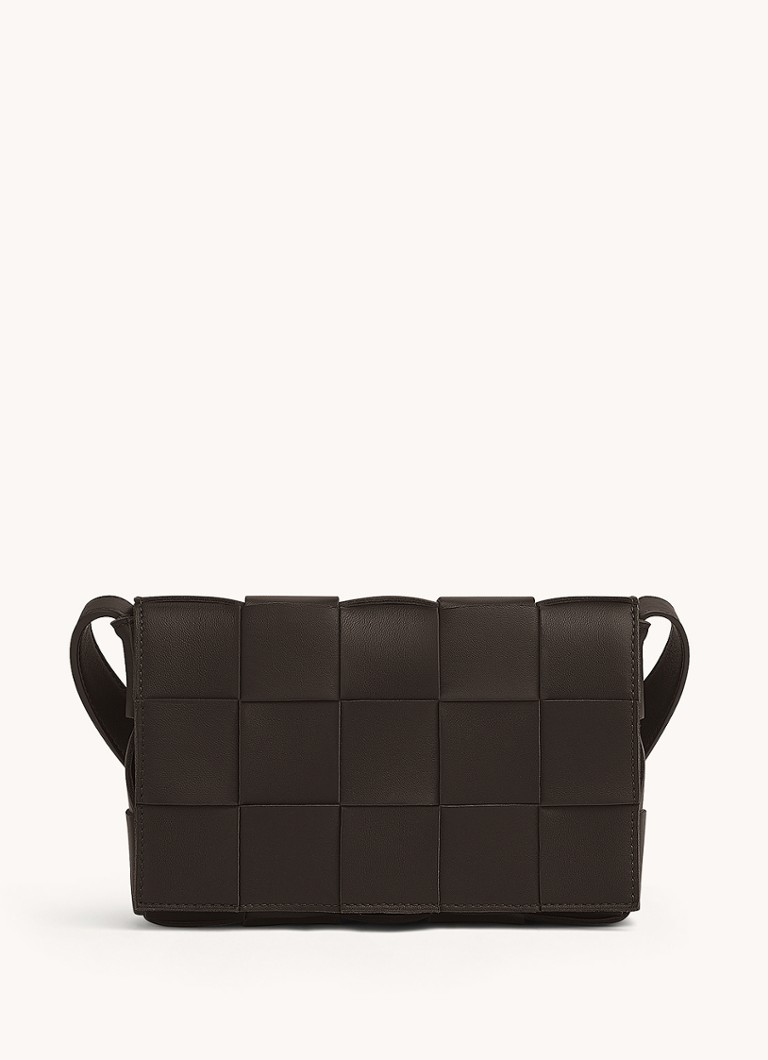 Τσάντα χιαστί από δέρμα αρνιού Bottega Veneta Cassette