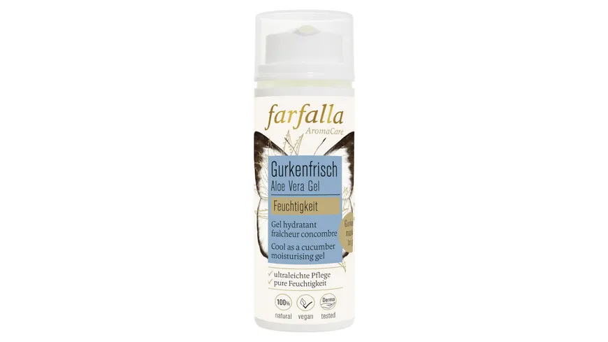 Farfalla Aloe Vera Gurkenfrisches Feuchtigkeitsge 50 ml
