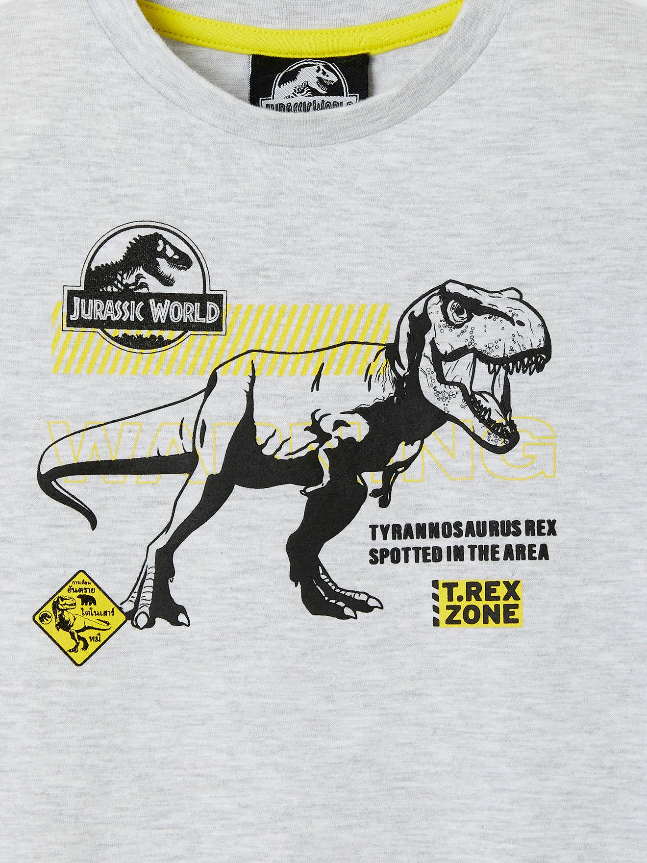 T-shirt garçon Jurassic World® gris chiné