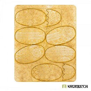 Cathedral 75 x 42mm Oval - Base Toppers (6)