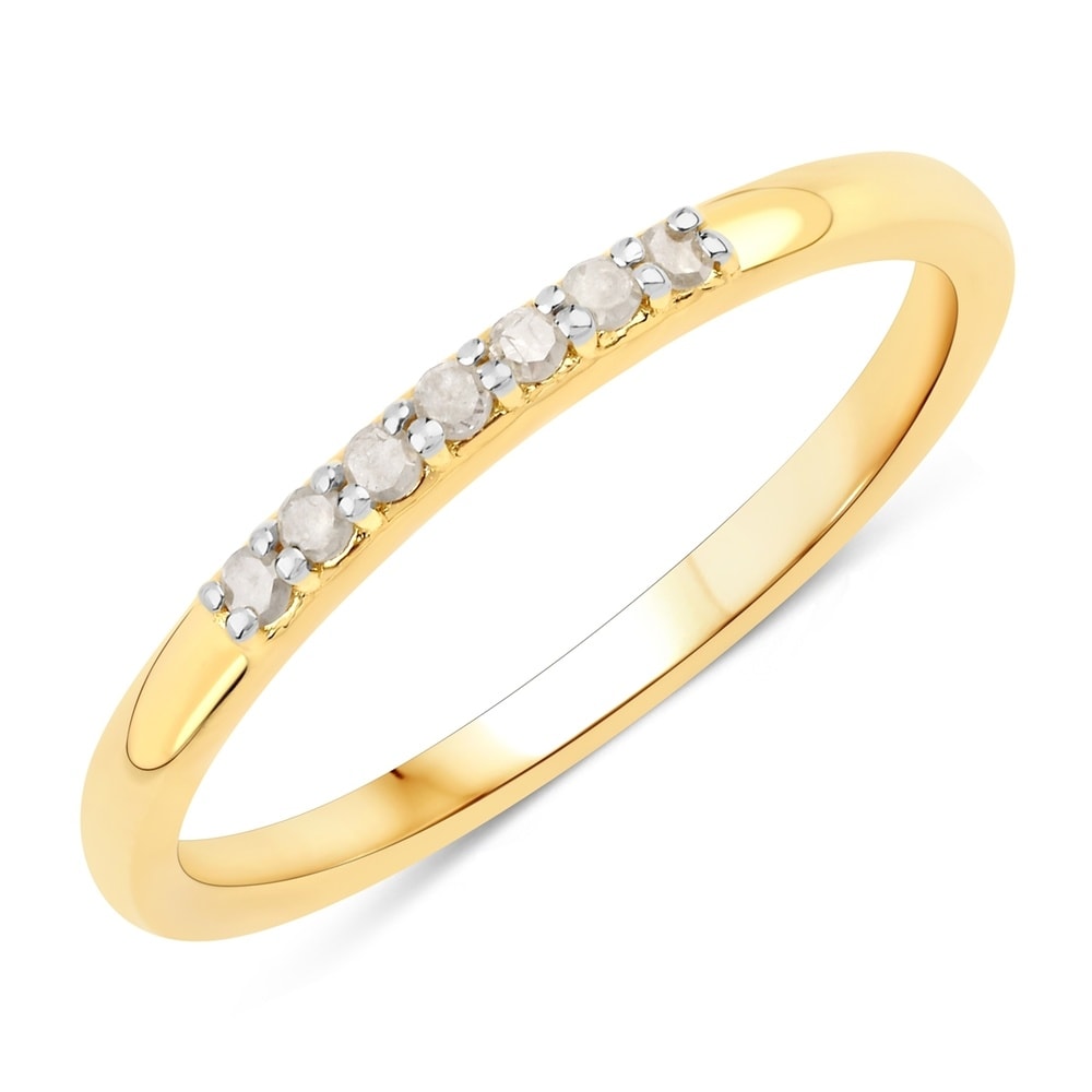 Rafaela Donata Bague Argent sterling Diamant en Or jaune Bague