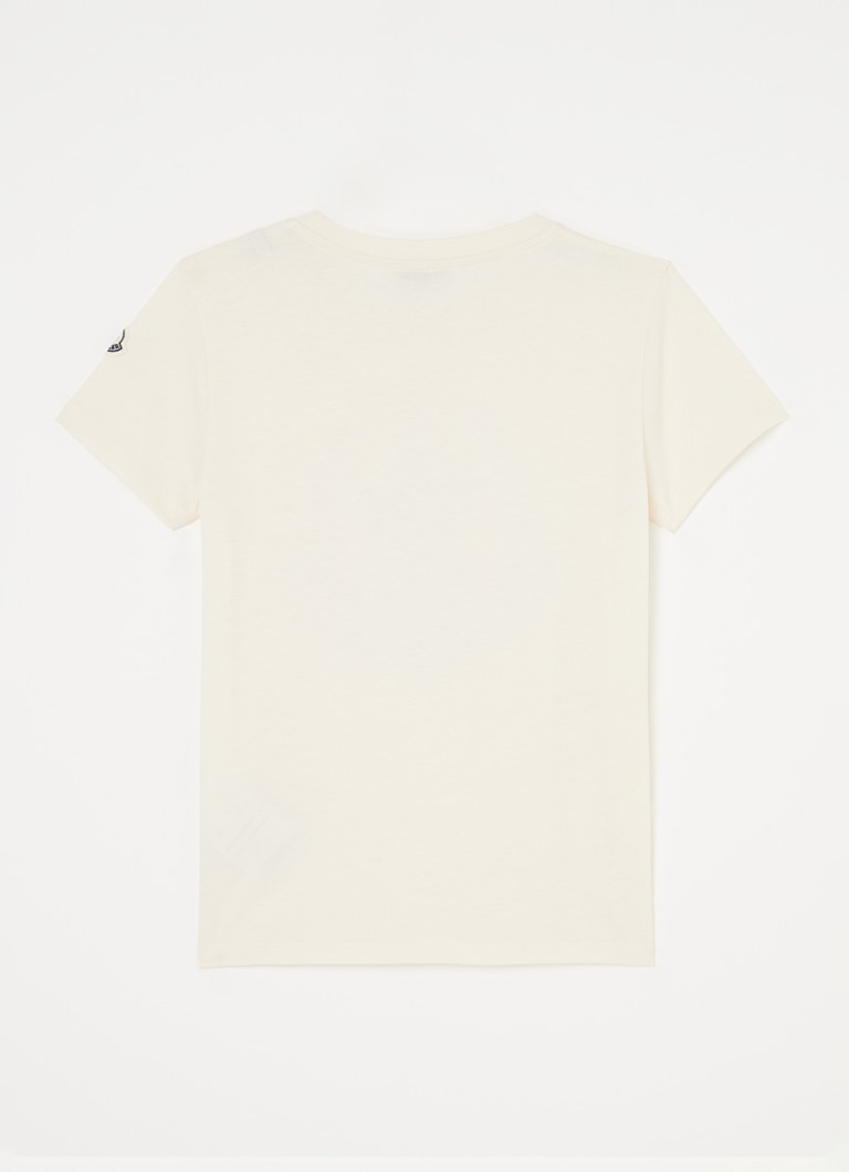 Tricou Moncler cu logo și cristale.
