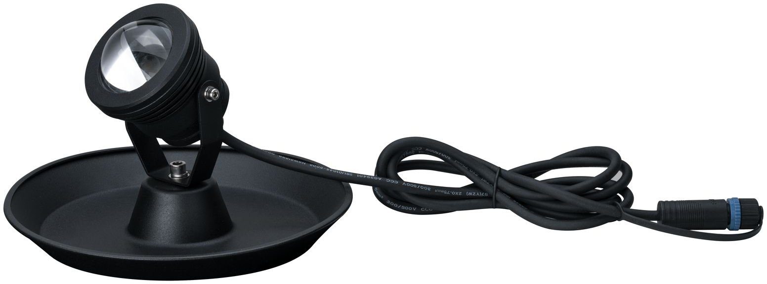 Paulmann LED Teichleuchte Plug & Shine, Plug & Shine, LED fest integriert, Warmweiß, LED-Modul, IP68 3000K 24V mit 2m Kabel