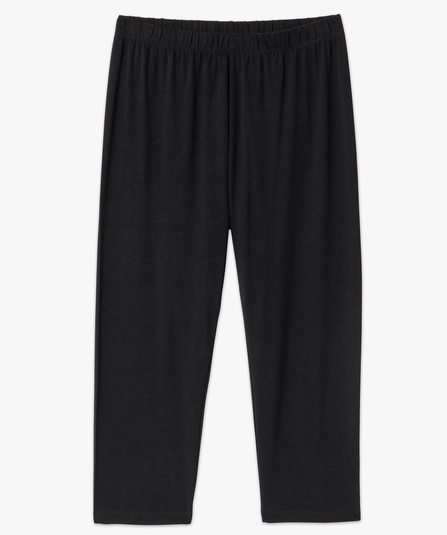 Legging femme grande taille uni longueur 7/8ème noir | GEMO