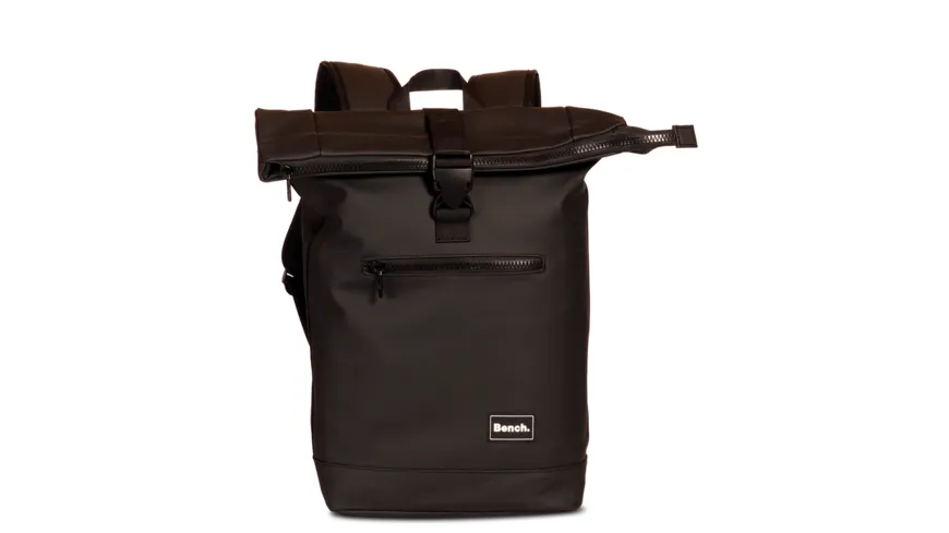 Bench. Rolltop-Rucksack schwarz schwarz