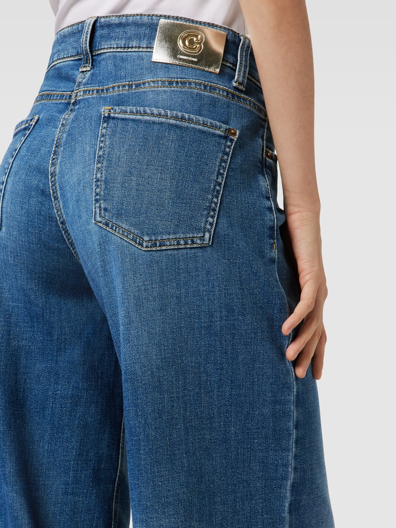 Flared Jeans im 5-Pocket-Design Modell 'PALAZZO' in blau